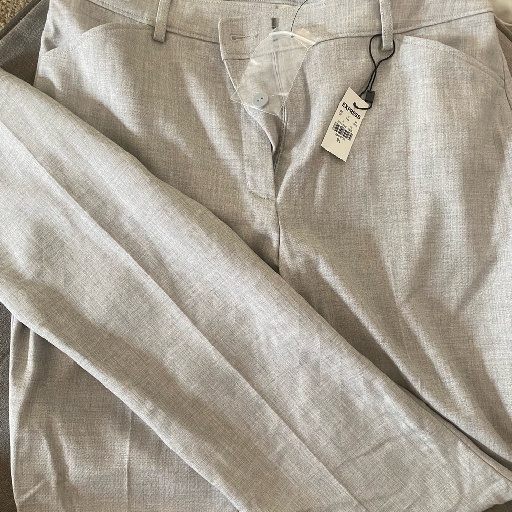 Express flare high rise slacks, size 10 L
